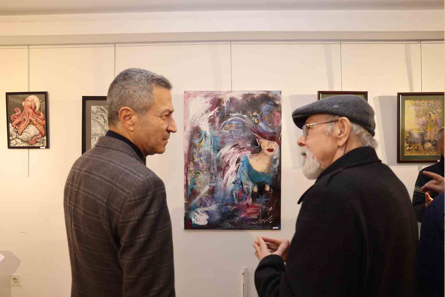 “ÜMİT BURADA” SERGİSİ SANATSEVERLERLE BULUŞTU