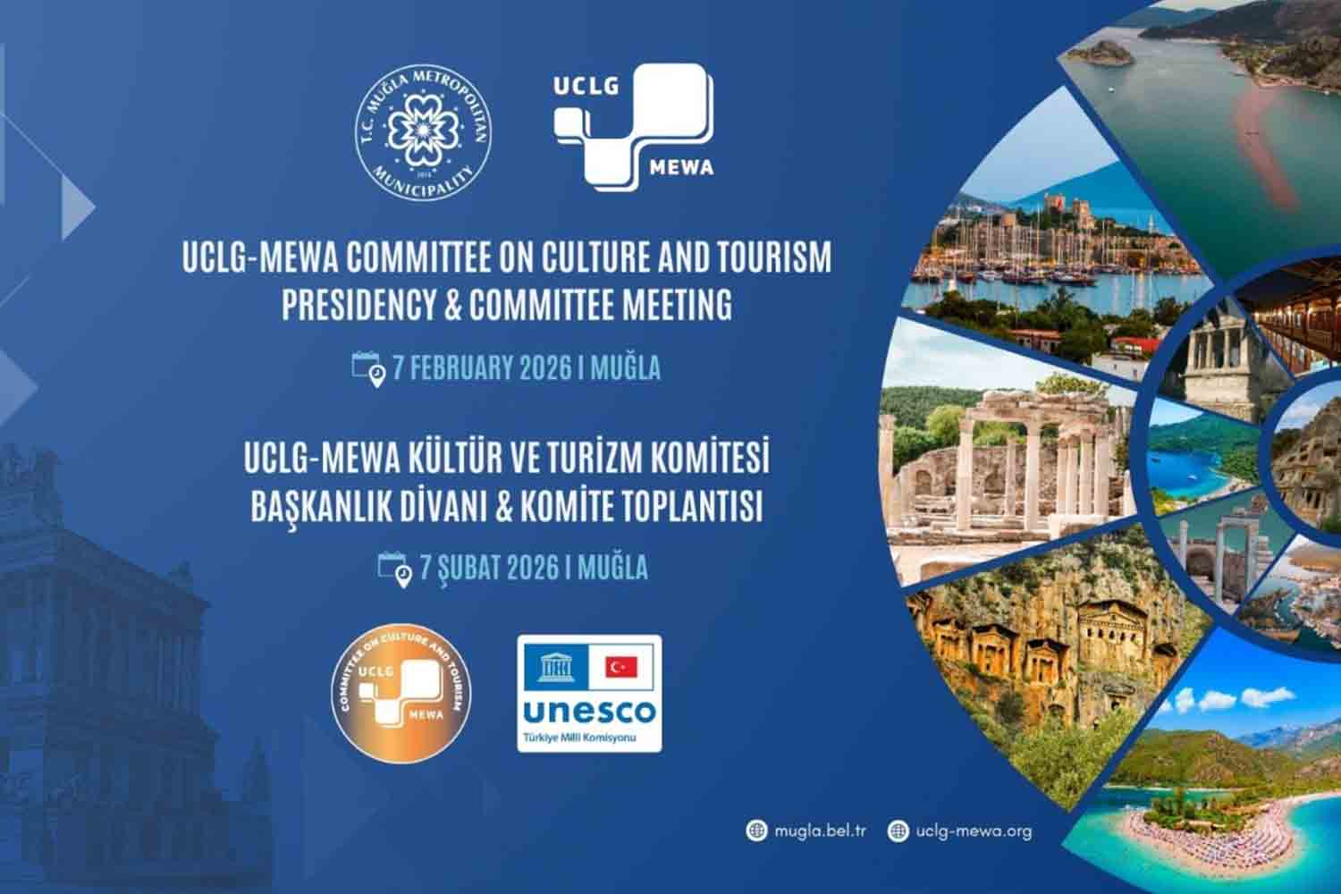 UCLG-MEWA Kültür ve Turizm Komitesi Yeni Dönem Toplantısı Muğla’da