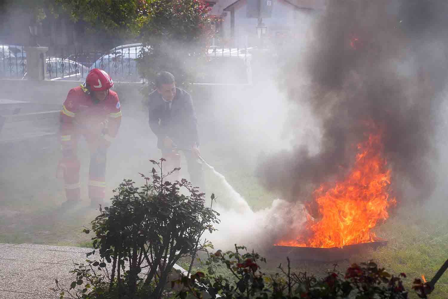 FTSO’DA YANGINA İLK MÜDAHALE EĞİTİMİ YAPILDI