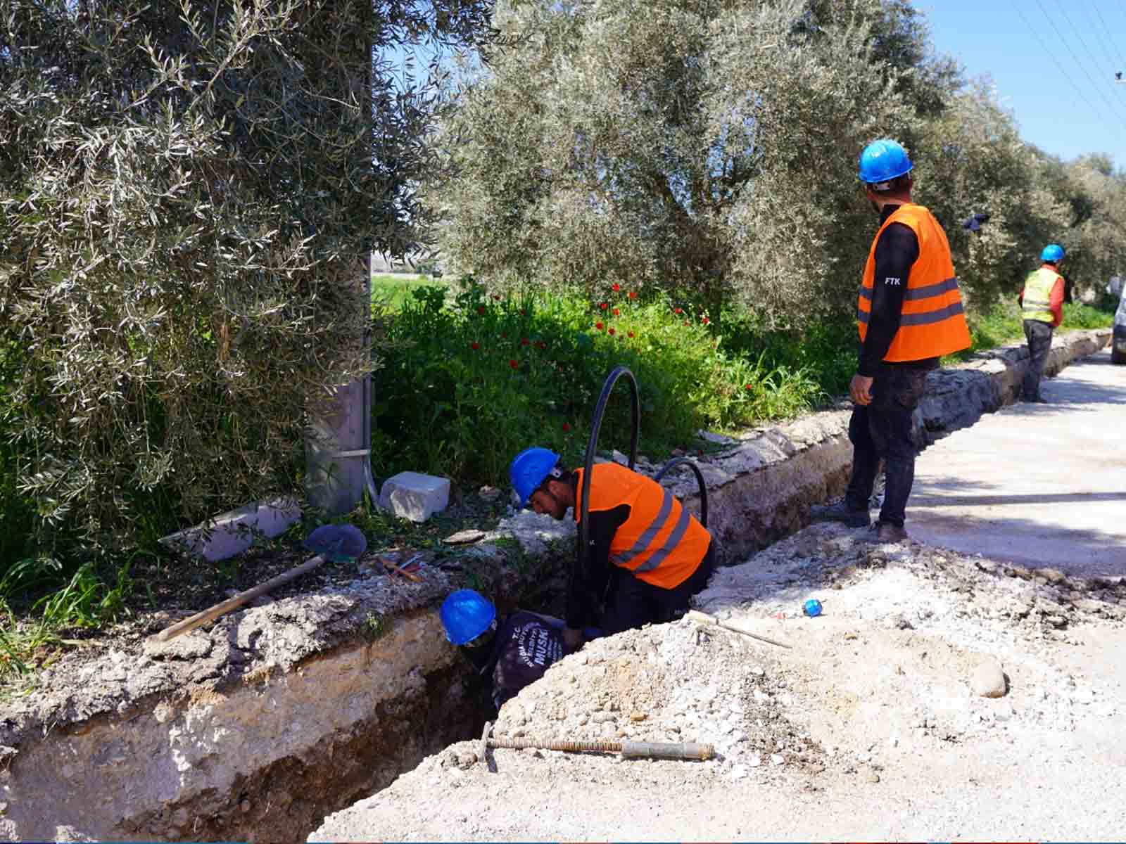 Kemikler’in İçme Suyu Hatları Yenilendi
