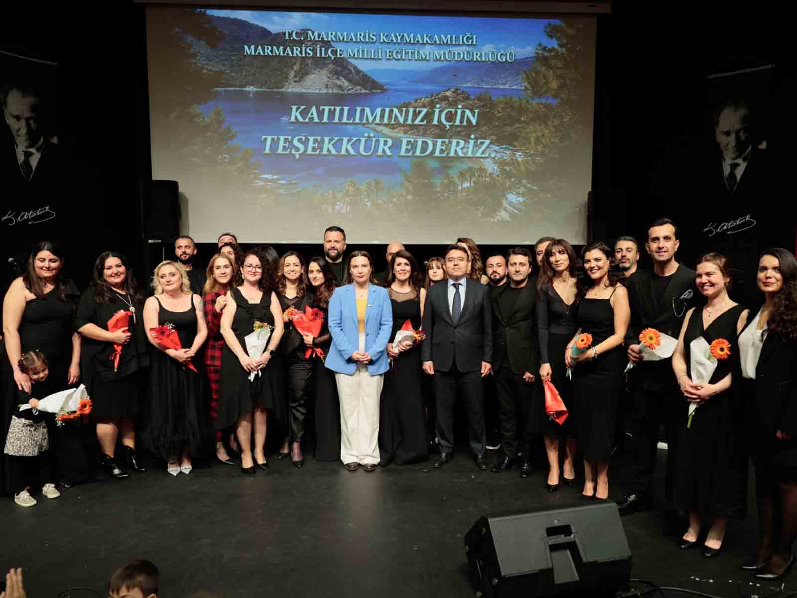 MARMARİS’TE MÜZİK ÖĞRETMENLERİNDEN BAHAR KONSERİ