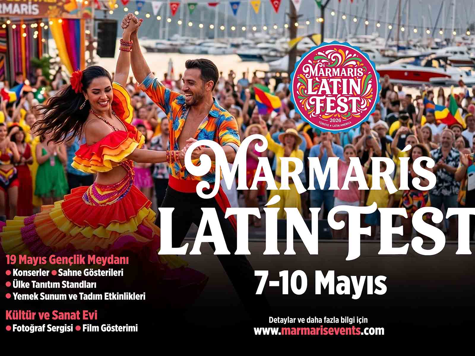 MARMARİS, LATİN RİTİMLERİYLE RENKLENECEK