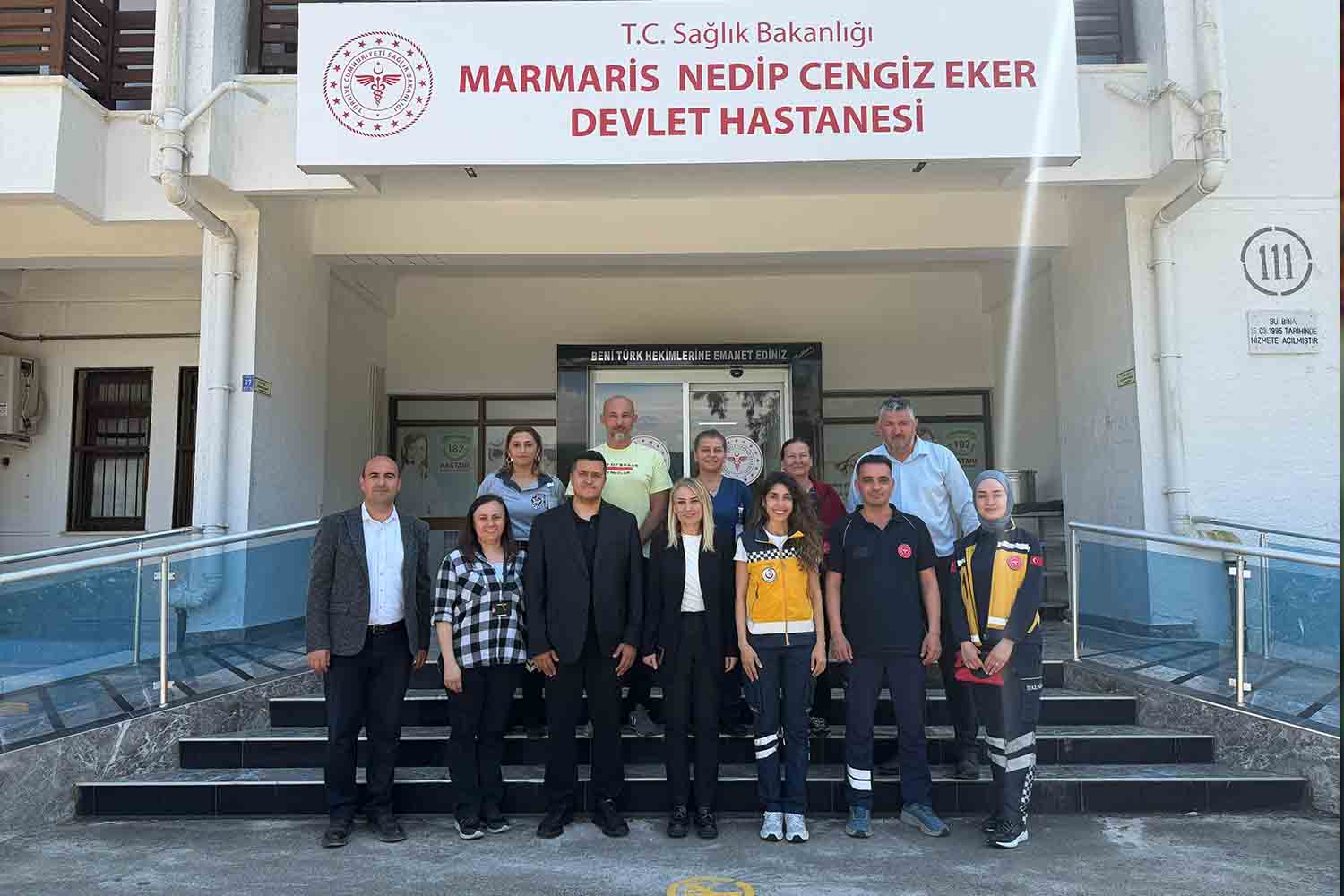Eriş Başaran Akça Marmaris’te Sağlık Tesislerini Ziyaret Etti
