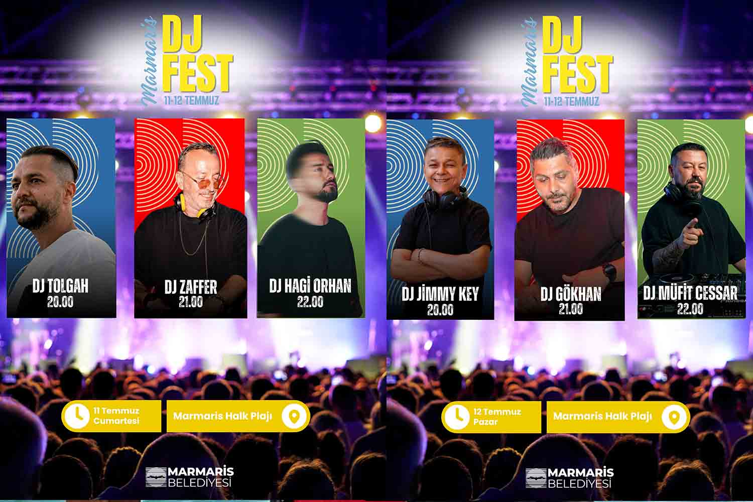 MARMARİS'TE YAZIN RİTMİ DJ FEST İLE YÜKSELECEK