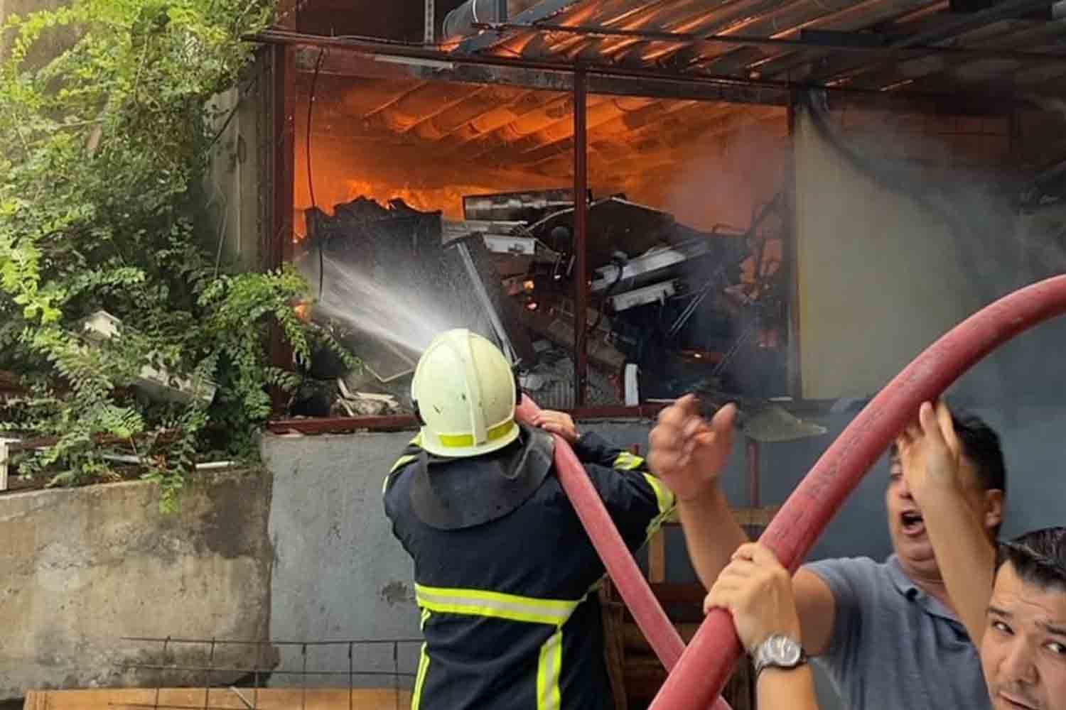 Ortaca Devlet Hastanesi'nin Kazan ve Jeneratör Dairesinde Yangın