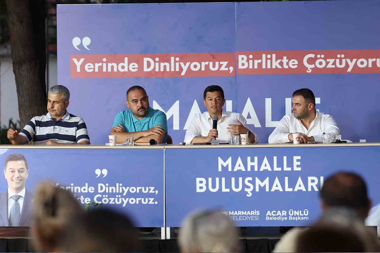 BAŞKAN ÜNLÜ, ÇAMDİBİ MAHALLESİ SAKİNLERİNİ DİNLEDİ