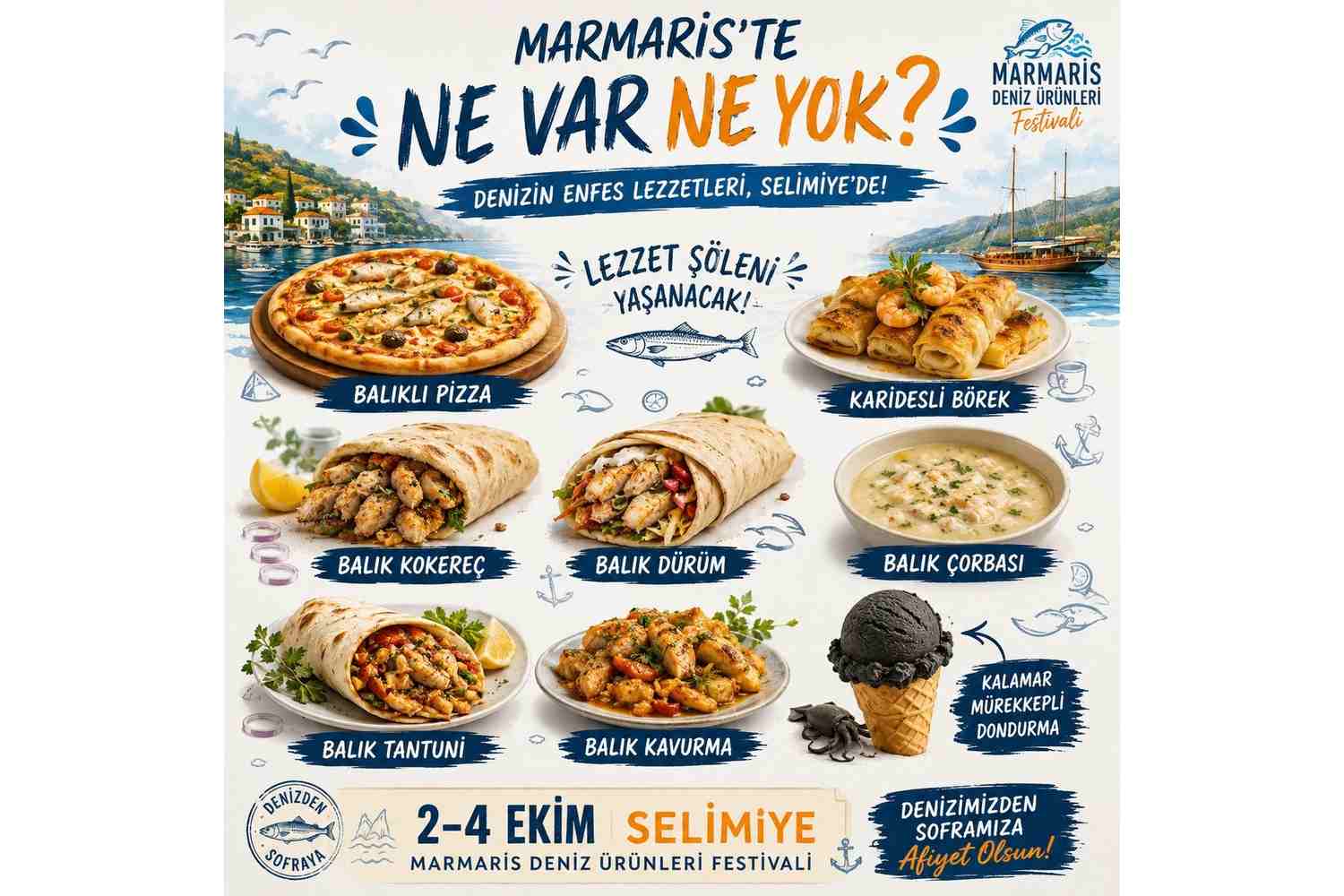 DENİZ ÜRÜNLERİ FESTİVALİ’NDE LEZZET ŞÖLENİ YAŞANACAK