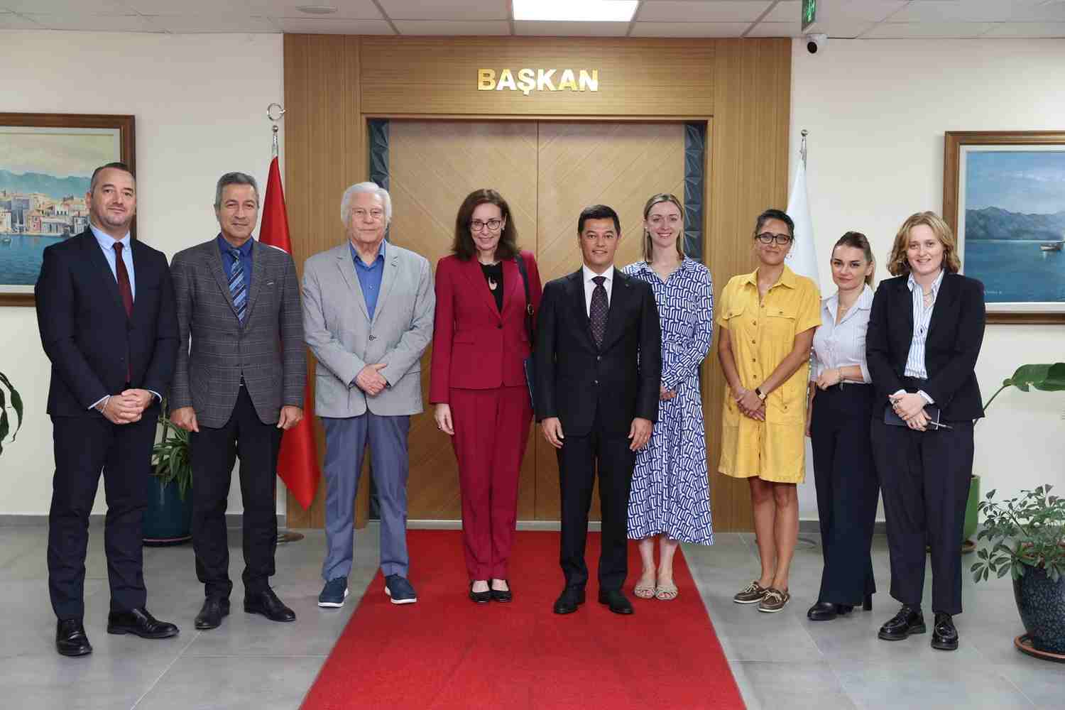 BÜYÜKELÇİ ANDERSON’DAN BAŞKAN ÜNLÜ’YE ZİYARET