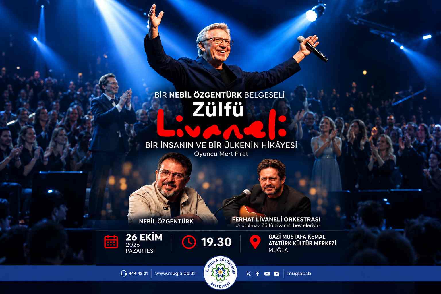 Zülfü Livaneli’nin Hikâyesi ve Unutulmaz Eserleri Muğla’da Buluşacak
