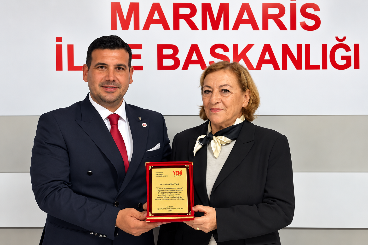 YENİ PARTİ MARMARİS İLÇE BAŞKANLIĞINDA GÖREV DEĞİŞİMİ