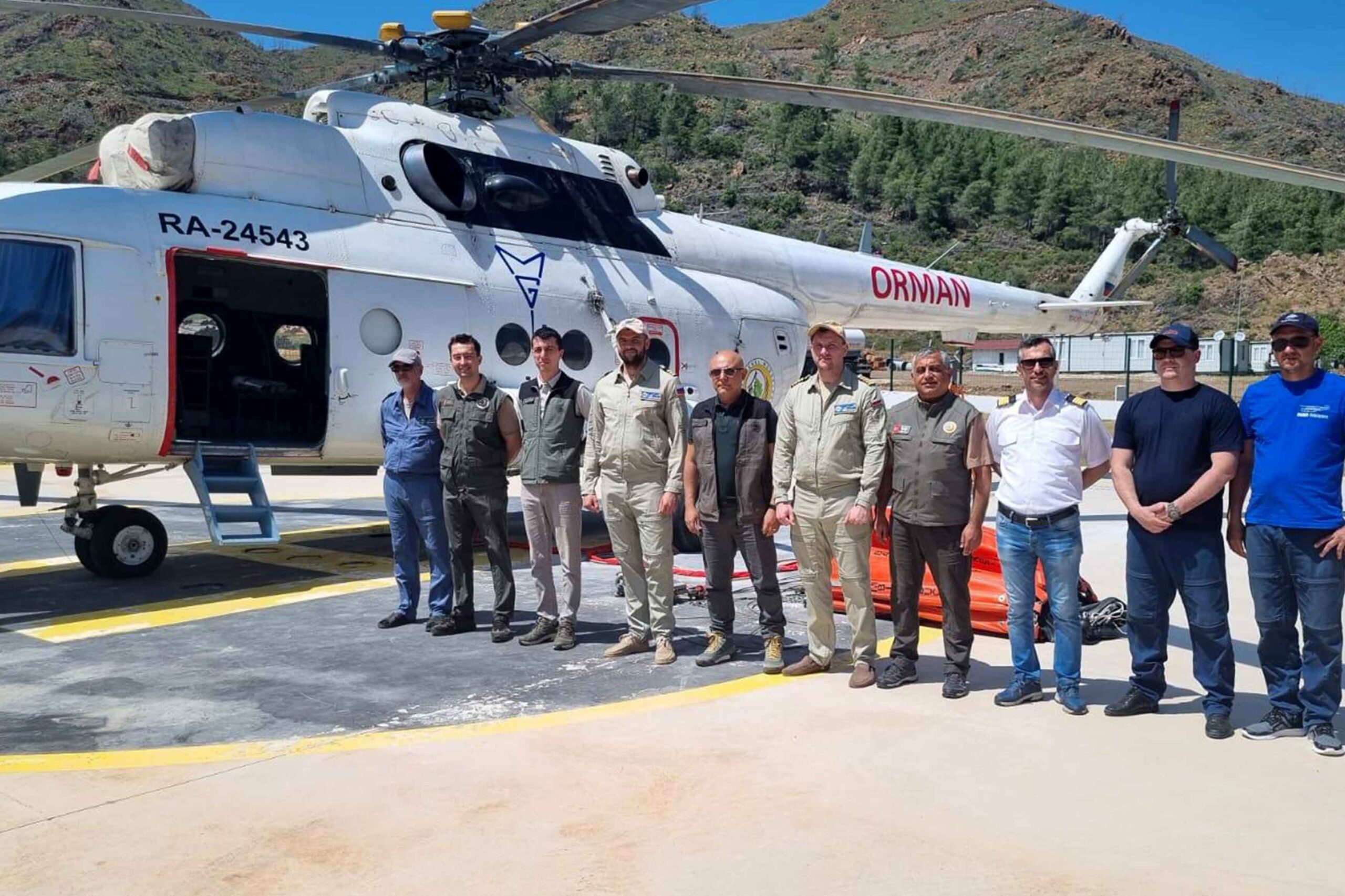 Muğla’da İlk Yangın Helikopteri Göreve Başladı